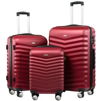 K1084 Business Suitcases 24 28 Inch 20''Carry On Luggage Spinner Lightweight Hardside Suitcase