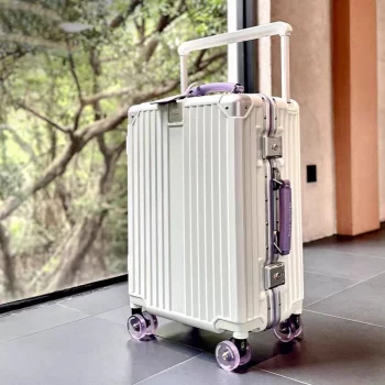 K1009 Aluminum frame Business Travel Suitcase Carry On Luggage