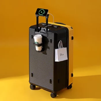 K1394 Multifunction Luggage Female Large Capacity Suitcases Trolley Case