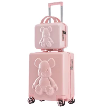K1052 Travel Suitcase on wheels Men and Women Universal Rolling Trolley Luggage