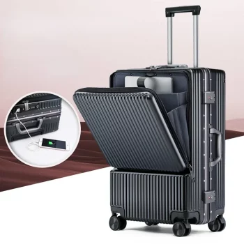 Kkkk222970 Aluminum frame Travel suitcases Universal wheel Trolley PC Box trolley luggage