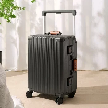K891 Travel Suitcase Unisex Trunk Large Capacity Silent Universal Wheel Aluminum FrameTrolley Case