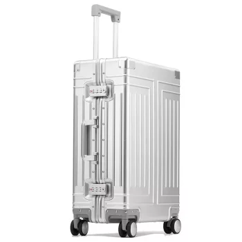 K907 New top quality aluminum travel luggage business trolley suitcase