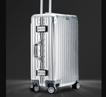K1116 Travel Luggage Spinner brand Travel aluminum Luggage Bag On Wheels