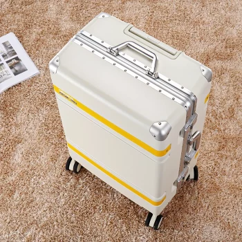 K1209 Luggage can board the plane travel boarding aviation silent wheel trolley suitcase