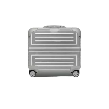 K1137 Small Compact Aluminum Trolley Suitcase Classic Cabin Luggage Bag For Business