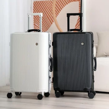 KF8881330 Aluminum Frame Suitcase Trolley Case Suitcases Travel 20/24/26/28 Inch Luggage