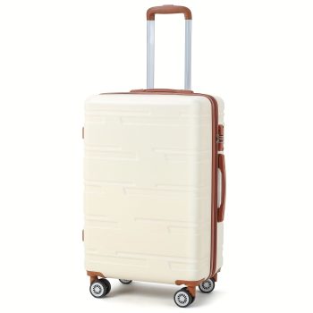 G0927Lightweight ABS hard shell expandable luggage, travel case for airline travel, safe travel gear, durable travel bag