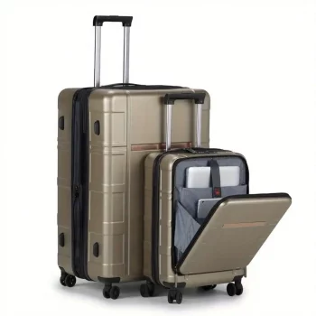 K1439 Suitcase Piece Set Practical Spinner Trolley Weekend Bag Suitable