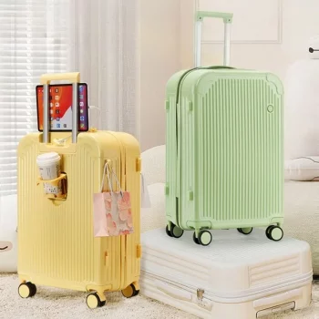 K1010 Spacious Capacity Combination Lock Telescopic Handle Travel Suitcase