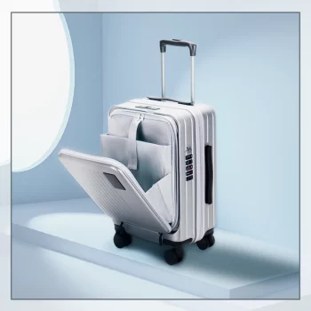 K1398 Trolley Luggage Bag Zipper Travel Suitcase on Wheels Business Rolling Luggage Case