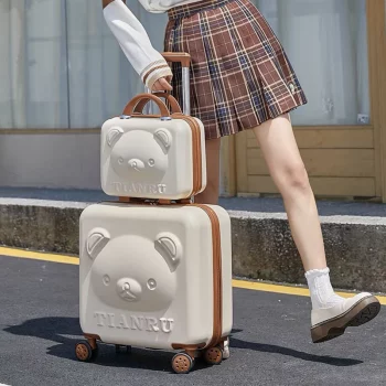 K1048 20 inch Girls Trolley Bag Fashion Women Suitcase Rolling Luggage set