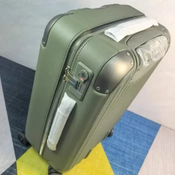 K1454 21inch Cowhide luggage Cabin Suitcase Black/Navy/Green Genuine leather Luggage