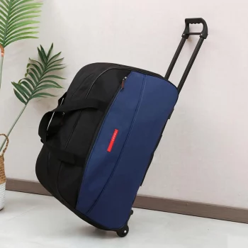 K1390 Rolling Duffel Bag with Wheels Portable Garment Bag for Travel Sports Picnic