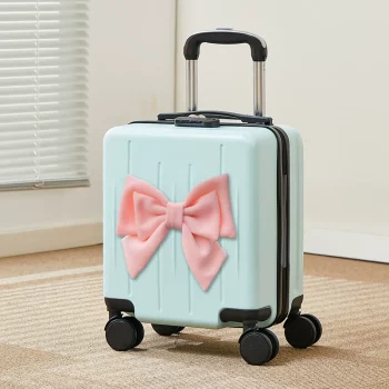 K1145 14-Inch Luggage Fashion Trolley Suitcase Spinner Wholesale Petite Valise Travel Small Suitcase ABS Carry-On Mini Boarding Case