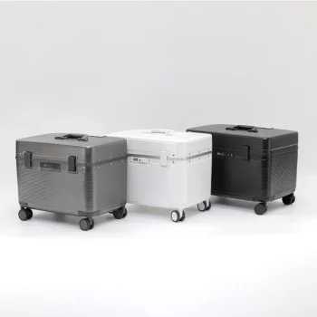 K935 Aluminum Alloy Frame Suitcase, Top-Opening ABS Portable Trolley Case