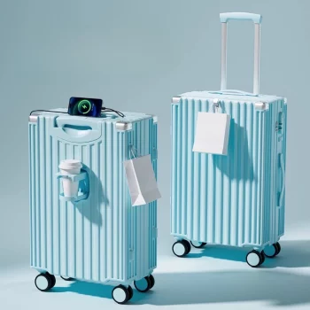 K1015 Carry On Hardshell Silent Wheels For Men Women Business Travel Suitcase