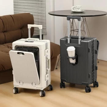KF7101159 The New Luggage Multifunctional Aluminum Frame Trolley Case
