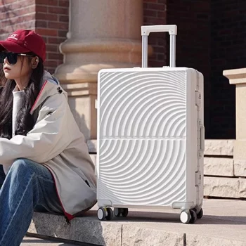 K1476 Fashion Suitcase Universal Wheel Super Quiet 20 Inch Boarding Box PC Large Capacity