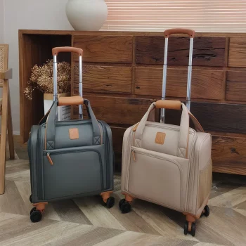 KF776644 Travel Suitcase Lightweight Hand Luggage Cabin Boarding Trolley Bag With wheels Oxford Cloth Suitcase