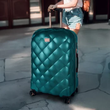 K1441 Luggage Travel Suitcase PP Hard Shell Lightweight Expandable Suitcase Carry On Luggage
