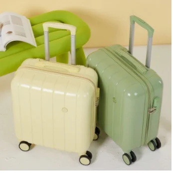 K1085 Women's small lightweight carry-on suitcase universal silent wheel password roller railing Luggage