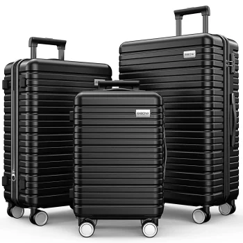 K1111 Lightweight Durable Suitcases with Spinner Wheels TSA Lock For Women Men