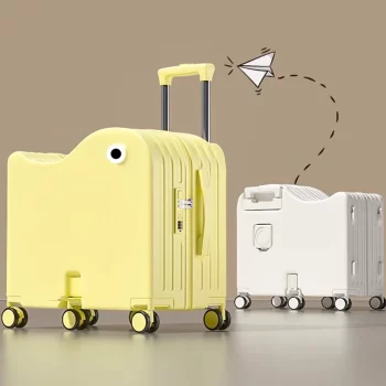 K1413 Kids Suitcase Carry-on Cartoon Lightweight Luggage Can Sit 18/24 Inch Children's Suitcase