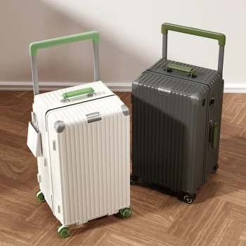 K963 Wide Handle Travel Suitcase PC Zipper Carry-on Luggage