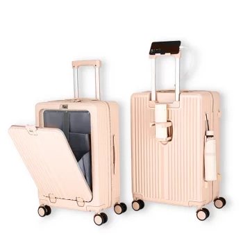 K961 New Three Layer Composite PC Suitcase Carry On Rolling Luggage