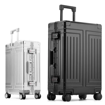 K1053 Aluminum Suitcase Alloy Trolley Case 30 inch Large Capacity Rolling Luggage
