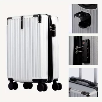 G001036Hard Shell Spinner Luggage for College Students