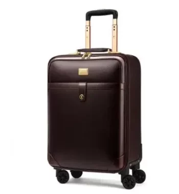 K1358 24 Inch Spinner suitcase Travel Rolling Luggage Suitcase Leather Business Spinner Travel Rolling Luggage