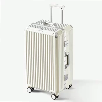 K1376 New Suitcase Large Capacity Luggage with USB Cup Holder Trolley Case