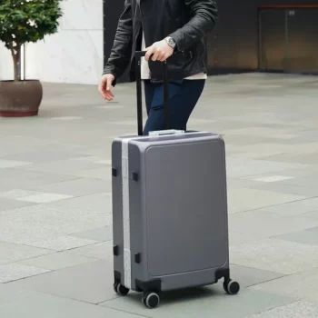 K1371 Aluminum Frame Business Trolley Luggage Bag Lightweight Luggage