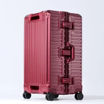 K1357 Multifunctional Suitcase Aluminium Frame Large Capacity Luggage 30 inch Password Suitcase