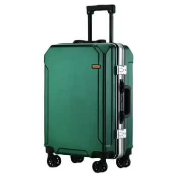 K1384 Luggage New Aluminium Frame Carry-on Suitcase Universal Wheel Zipper Women and Men Students Password Travel Bags