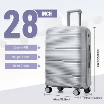 K1342 Cabin Suitcase Large Travel Suitcase Boarding Travel Box , Rolling Travel Trolley Case