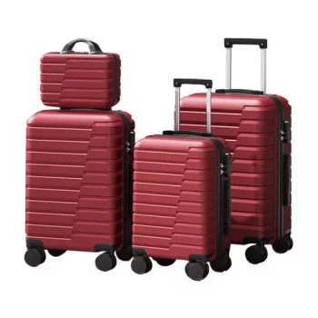 K1369 Large Capacity Luggage Sets of 4 Pieces 14/20/24/28 Inch Lightweight Suitcase
