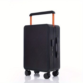 G01017Large Capacity Wide Trolley Suitcase with TSA Lock, Spinner Wheels and Aluminum Handle - Durable ABS+PC Hard Shell Suitcase