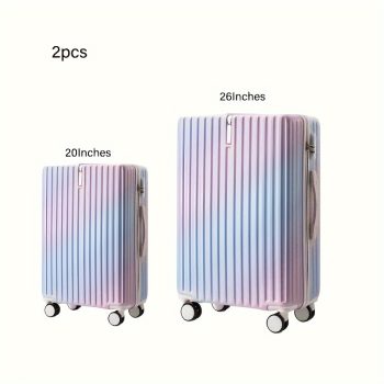 G0974Combination suitcase, gradient suitcase, makeup suitcase for girls