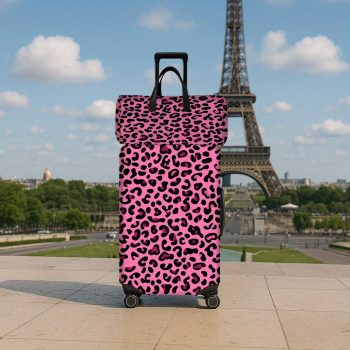 G000949 JIT 2pcs trendy style, leopard print travel luggage set 2 pieces