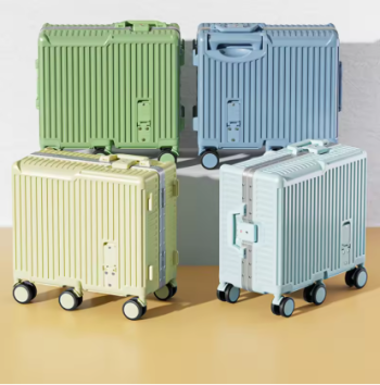 L1000 Lightweight 22 Carry on Luggage, Hard Shell Suitcase with 360°Spinner Wheels, Airline Boarded Suitcase & LSA Lock Dual Zippers