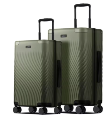 L1149 Hardside Expandable Carry On Luggage Sets, Recycled PC Rolling Luggage Airline Approved with Spinner Wheels