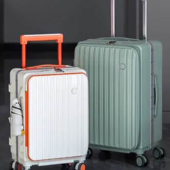 KF8221332 Hardshell Luggage, Lightweight Durable ABS Suitcases with Double Wheels