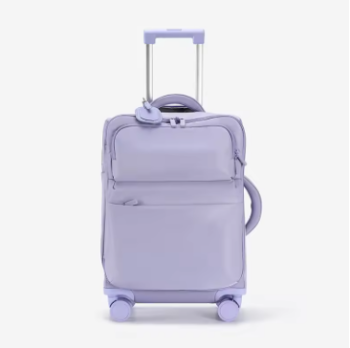 P1806 Women's carry-on luggage, 20-inch ultra-light cloth suitcase with password lock, trolley case, travel case