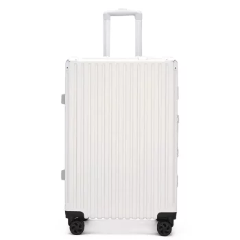 K1772 Boardable Suitcase Travel Luggage PC Material Carry-on Suitcase Aluminum Frame Trolley Case