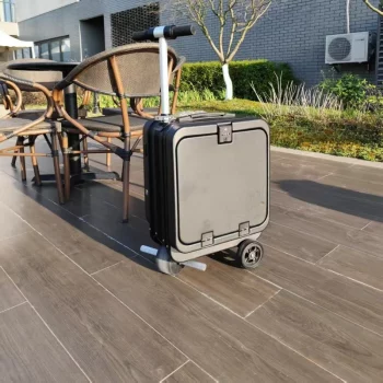 K2000 New electric cycling suitcase multi-functional aluminum frame front open suitcase 20-inch boarding case suitcase