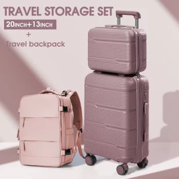K1628 Travel Suitcase set 3 Piece Rolling Carry on Luggage Set Women Men Trolley Case