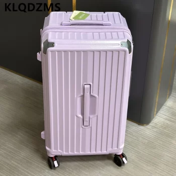 KF88443322 Luggage Carrying Case with Handle Combination Lock Light Tone Universal Wheel Travel Trolley Case